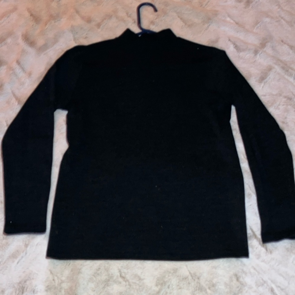 Black high neck long sleeve $10